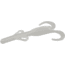 Zoom Baby Brush Hog Creature Bait, 12 Pack, 4in, White Pearl, 042045X