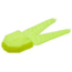 Zoom Big Chunk Jig Trailer, 5 Pack, 3.25in, Chartreuse Pearl, 028046X