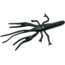 Zoom Big Critter Craw, 10 Pack, 5in, Black Emerald, 039136X