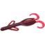 Zoom Brush Hog Creature Bait, 8 Pack, 6in, Cranberry, 022431X
