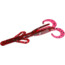 Zoom Brush Hog Midsize Creature Bait, 10 Pack, 4.5in, Red Bug, 145021