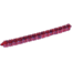 Zoom Centipede Finnesse Worm, 20 Pack, 4in, Plum, 007004X