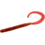 Zoom Curly Tail Finesse Worm, 20 Pack, 4in, Cherry Seed, 10018