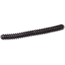Zoom Double Ringer Finesse Worm, 15 Pack, 4in, Black Red Glitter, 052001X