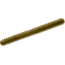 Zoom Double Ringer Finesse Worm, 15 Pack, 4in, Green Pumpkin, 52025