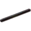 Zoom Double Ringer Finesse Worm, 15 Pack, 4in, Junebug, 052005X