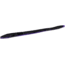 Zoom Finesse Worm, 20 Pack, 4.5in, Black Light, 004369X