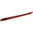 Zoom Finesse Worm, 20 Pack, 4.5in, Red Shad, 4029
