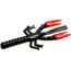 Zoom Lil Critter Craw, 12 Pack, 3in, Black Red Glit/Red, 14129