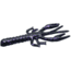 Zoom Lil Critter Craw, 12 Pack, 3in, Blackberry, 014229X