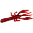 Zoom Lil Critter Craw, 12 Pack, 3in, Cherry Seed, 014018X
