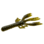 Zoom Lil Critter Craw, 12 Pack, 3in, Green Pumpkin Blue, 014239X