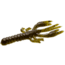 Zoom Lil Critter Craw, 12 Pack, 3in, Green Pumpkin Purple, 014248X