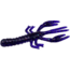 Zoom Lil Critter Craw, 12 Pack, 3in, Junebug Red, 014177X