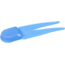 Zoom Pro Chunk Jig Trailer, 5 Pack, 3 1/2in, Powder Blue, 048207X