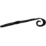 Zoom Shakey Tail Finesse Worm, 20 Pack, 6in, Black, 038038X