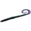 Zoom Shakey Tail Finesse Worm, 20 Pack, 6in, Junebug, 038005X