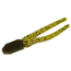 Zoom Skinny Chunk Bait, 20 Pack, 2.75in, Green Pumpkin, 044025X