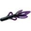 Zoom Super Hog Creature Bait, 10 Pack, 4in, Junebug, 85005