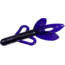 Zoom Super Hog Creature Bait, 10 Pack, 4in, Junebug Red, 085177X