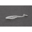 Zoom Swimmin'Super Fluke Jr Swimbaits, 10, 4in, White Ice, 117185