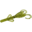 Zoom Tiny Brush Hog Mini Creature Bait, 15 Pack, 3in, Watermelon Gold Glitter, 055141X