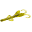 Zoom Tiny Brush Hog Mini Creature Bait, 15 Pack, 3in, Watermelon Red, 55054