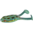 Zoom Topwater Frog Soft Bait, 3 Pack, 4in, Zebra Green, 135412