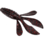 Zoom Z-Hog Jr Creature Bait, 10 Pack, 3.5in, Black Red Glitter, 123001X