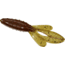 Zoom Z-Hog Jr Creature Bait, 10 Pack, 3.5in, Green Pumpkin Red, 123202X