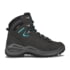 Lowa Renegade Evo GTX Mid Hiking Shoes - Women's, Wide, Asphalt/Turquoise, 9.5, 197827027409