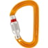Petzl Sm'D Carabiner, Yellow, Screw-Lock, M39A SL