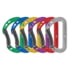 Petzl Spirit Bent Carabiner - 6 Pack, Blue/Gray/Violet/Green/Red/Yellow, M061AB01