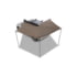 Rhino Rack Batwing Compact Awning, Left, 2m, 33300