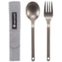 Snow Peak Titanium Fork And Spoon Set, One Size, SCT-002