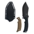Takumitak Neuter Fixed Blade Knife, 4.5in, 3Cr13 Blade, Drop Point, FRN, Black, TKF319