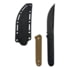 Takumitak Ninja Fixed Blade Knife, 4.25in, 3Cr13 Blade, Trailing Point, FRN, Black, TKF313