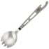 Vargo Scork with integrated can/bottle opener, 6.25in Overall, 0.4Oz, Spork With Integrated Can/Bottle Opener, Titanium Construction, T-222