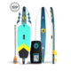 Aquapac Cruiser+ 106 Inflatable Paddle Board - Teal/White DDCC1A7A, 10 ft 6 in, Teal/White, ISUPCRSP21U-TLWH-10/FT/6/IN