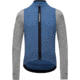 GOREWEAR SPINSHIFT Thermo Long Sleeve Cycling Jersey Mens in Cargo Blue/Lab Gray Large Form fit 5F5248F1, 101086-CABF-L