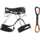 Wild Country Climbing Combo, 12cm Electron Sport Quickdraw, Extra Small Mosquito Harness, Orange/Black, 40-ELECTSD-999-12CM-KIT1