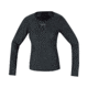 GOREWEAR Womens M WINDSTOPPERR Base Layer Long Sleeve Shirt in Black Small 4-6 Slim fit C62B1EEC, 100320-9900-38