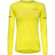 GOREWEAR Contest 2.0 Long Sleeve Tee Womens in Washed Neon Yellow XL 16-18 Slim fit DF823E1C, 101073-BP00-44