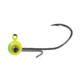 Big Bite Baits Elite Jig, 6 per Pack, Lime/Chart, 1/32 oz, BBJ-ELITE
