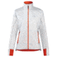 GOREWEAR Drive Running Jacket Womens in White/Fireball 2XS Slim fit Windproof A04F4709, 100845-01AY-34