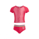 Body Glove Girls Striped Short-Sleeve Two-Piece Swimsuit 4-6X - Pink D29C700A, 5, Pink, 8109BGS30-A-5