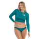 Body Glove Smoothies Let It Be Cross-Over Rash Guard - Kingfisher A24C2C3F, M, Kingfisher, 39525744-629-M