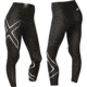 2XU Mens Hyoptik 3/4 Ct Blk Md 3515B BLK/SRF M