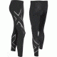 2XU Mens Hyoptik 3/4 Ct Blk Md 3515B BLK/SRF M