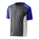 2XU Tech Speed X Run Top - Men's-Charcoal/Nautic Blue-Small
